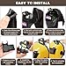 Welding Helmet Cover and Helmet Bib Set with Headlight, Welding-Helmet Extended Headcover with Press Fit Seal, Full Protection Hood Welding Cap Compatible with Most Welding-Masks