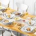 VEWEET ZOEY Juegos de Vajillas Elegantes 18 Piezas de Porcelana Vajillas Combinadas con 6 Platos Llanos Imagen de VEWEET ZOEY Juegos de Vajillas Elegantes 18 Piezas de Porcelana Vajillas Combinadas con 6 Platos Llanos