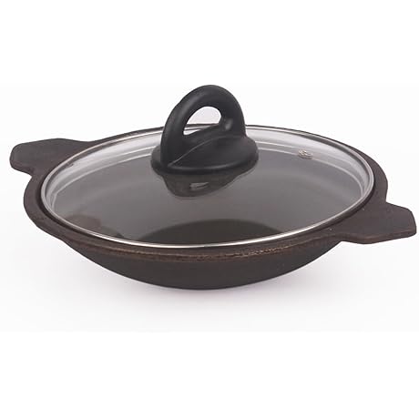 Pre-Seasoned Cast Iron Appam Pan: Authentic Kerala Flavors