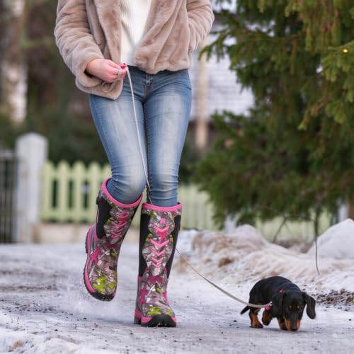 Wovenpak Rain Boots Womens, Rubber Boots for Women Insulated Hunting Boots with Steel Shank, Waterproof Boots for Women, Womens Work Boots 6mm Neoprene Rain Boots Outdoor, Size 8 - image 2
