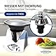 VIOKS Thermomix Messer TM31 Ersatz für Vorwerk Thermomix TM31 Messer aus Edelstahl SUS420 - TM31 Zubehör Thermomix Vorwerk Küchenmaschine - Thermomix TM31 Ersatzteile & Thermomix Zubehör TM31