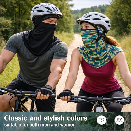 Image of Balaclava Full Face Masks Summer Balaclava Long Face and Neck Cover Breathable Sun Protection for Men Women