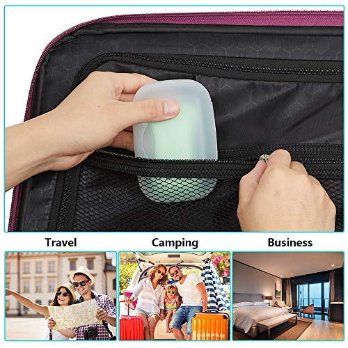 Soap Box Holder, 2-Pack Soap Dish Soap Savers Case Container For Bathroom Camping Gym Vonpri (Clear) #TOP5