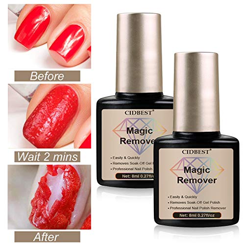 Magic Nail Polish Remover, Magic Gel Remover, Gel Polish Remover, Easily & Quickly Removes Soak-Off Gel Polish, Don't Hurt Your Nails - 15Ml - Thumbnail 7