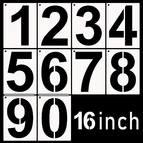 DXCYZ 16 Inch Large Number Stencils Kit