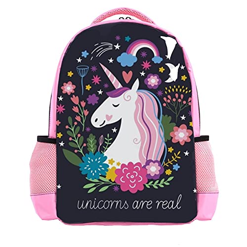 Sac à dos d'école arc-en-ciel imperméable et résistant pour grand garçon