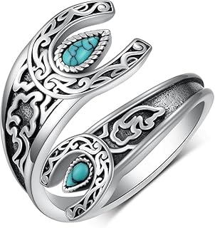Sunflower Spoon Ring Sterling Silver Vintage Adjustable Antique Spoon Rings for Women Boho Flower Valentine's Day Gift