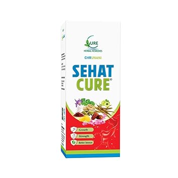 Cure Herbal Remedies Sehat Cure Syrup Tonic 500ml Herbal Energy & Vitality Booster Supports Strength, Digestion & Overall Wellness 100% Natural Ingredients