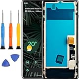 Tefnkiee for Google Pixel 6 Pro 5G Screen Replacement for Pixel 6 Pro Screen Replacement with Frame GLUOG G8VOU LCD Display digitizer Touch Screen