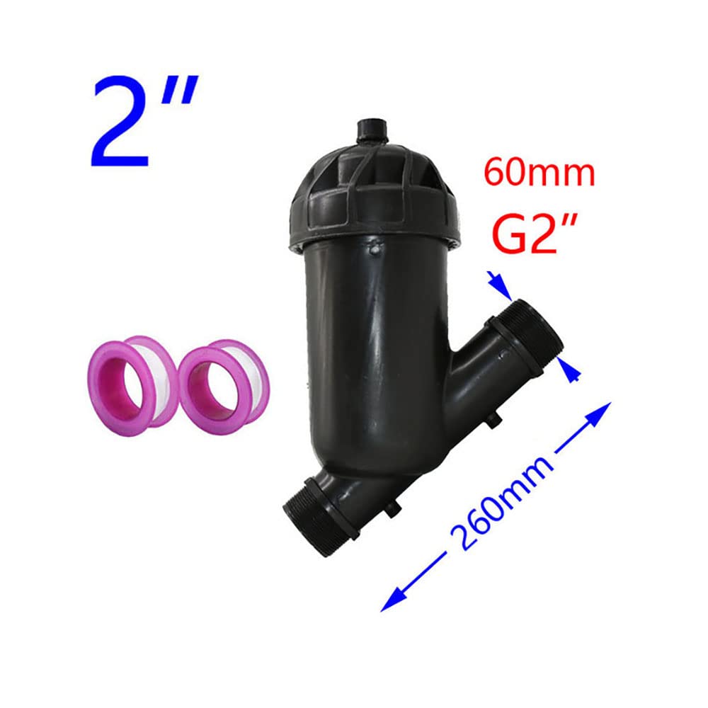 1pcs 120 Mailles Jardin d'arrosage en métal Filtre de Filtre en métal 3/4/1/1.25/1.5/2 Pouces Filtre à écran Jardinage des Outils d'irrigation agricole,2 inch