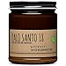 Maison Palo Santo Soy Wax Candle - Palo Santo and Frankincense Natural Scented Candle for Aromatherapy, Negative Energy Cleansing, Chakra Balancing and Meditation, 9 oz