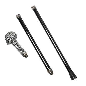 ドクロ 杖 ◆新品未使用◆ステッキ メンズ つえ スカル おしゃれ Amazon | 杖 魔王 ドクロ スカル 悪魔 デビル 骨 頭蓋骨 つえ