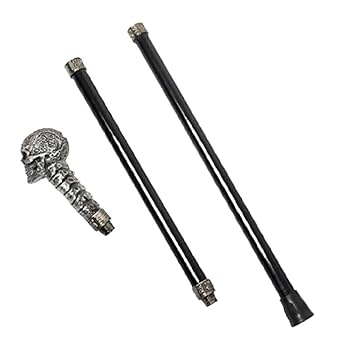 Amazon | 杖 魔王 ドクロ スカル 悪魔 デビル 骨 頭蓋骨 つえ