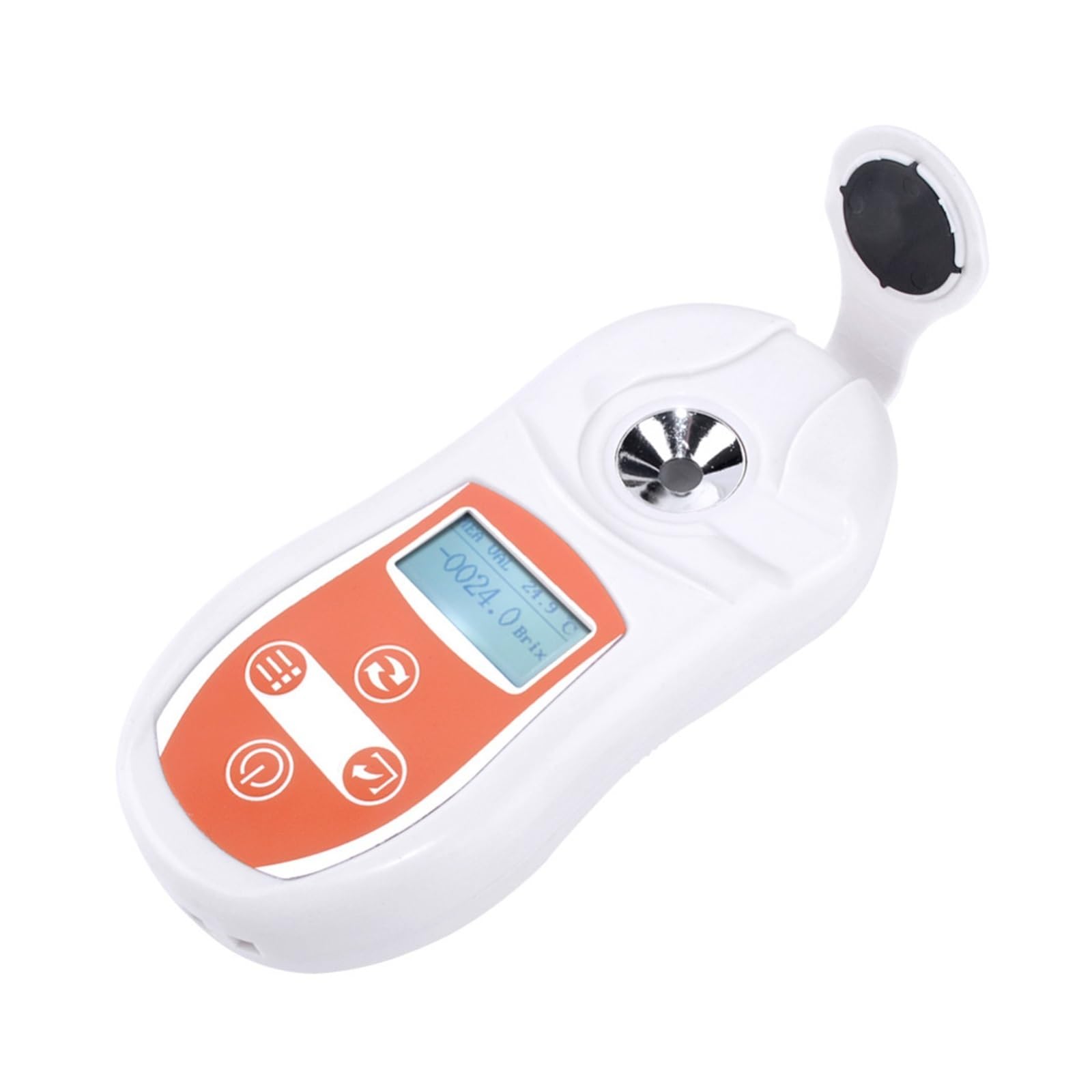 EDEDE Brix Refraktometer, Digitales Brix-Refraktometer 0-25,0% PAL-101 Brix-Tester, Messgerät for die Schneidflüssigkeitskonzentration for Weinherstellung