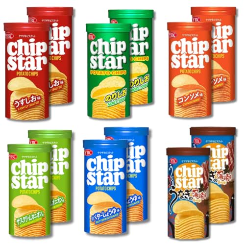 【6種12個チップスターセット】ヤマザキ チップスター S アソート うすしお のりしお コンソメ サワークリームオニオン バターしょうゆ うなぎ蒲焼き 45g 各2箱 合計12箱 セット アソート 詰合せ chipster