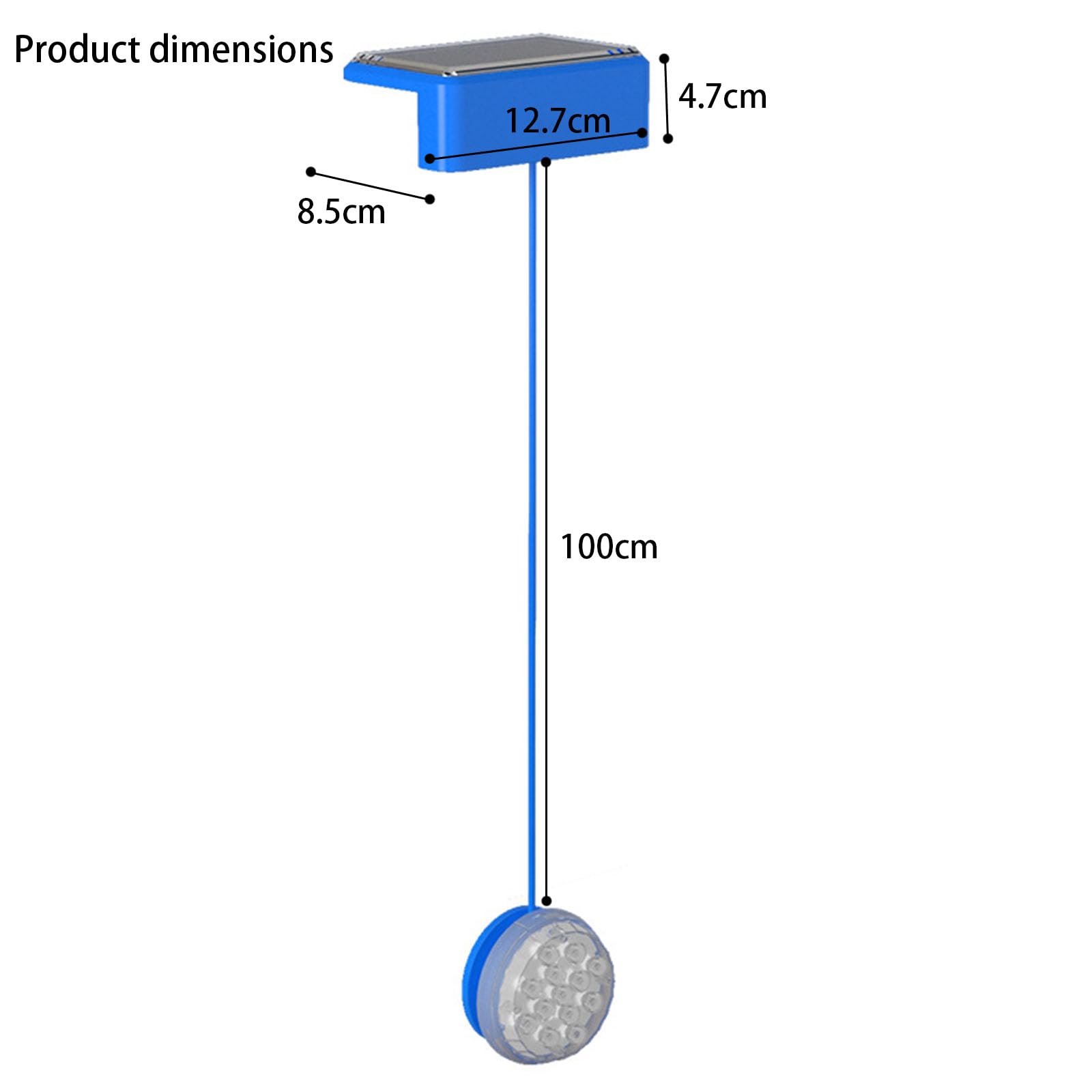 Luz solar para piscina para todo tipo de piscinas con control remoto