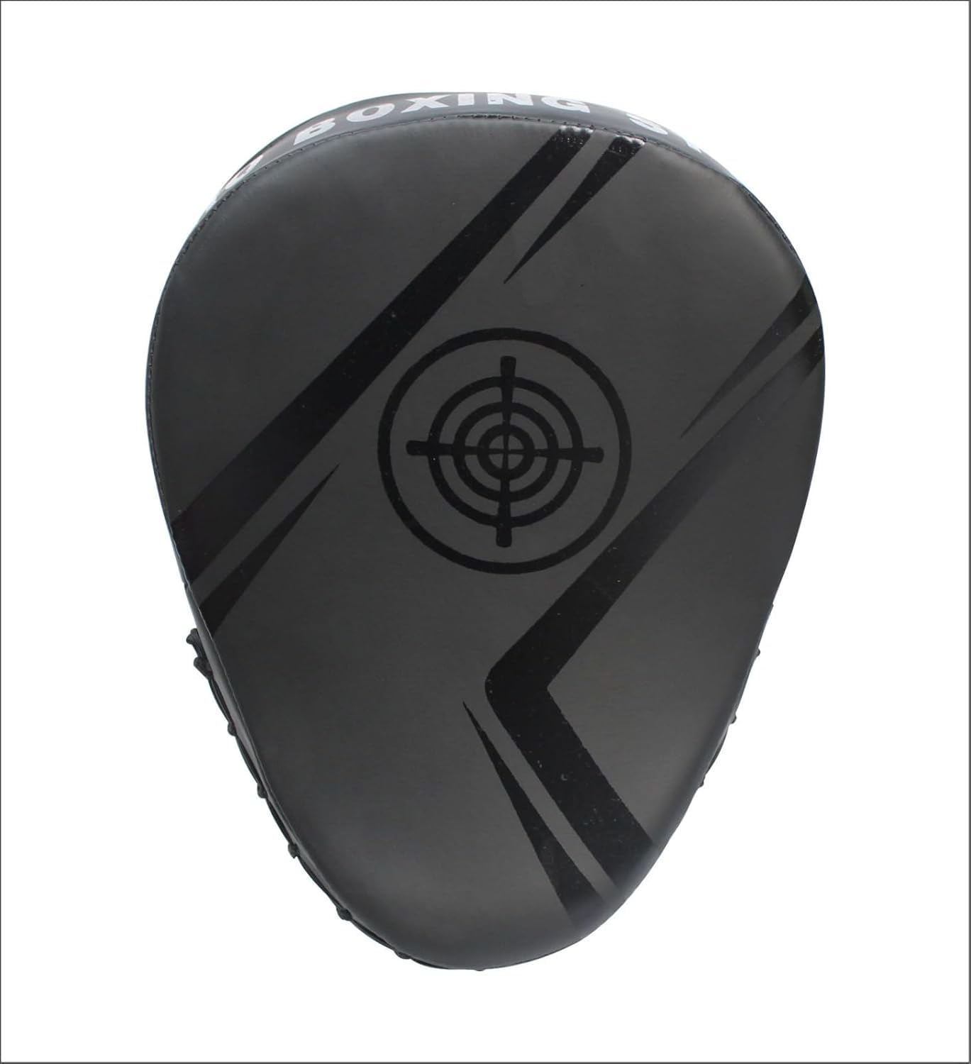BBE Curved Boxing Focus Pads - Leather Hook & Jab Mitts With Gel Centre For MMA, Muay Thai, Kickboxing