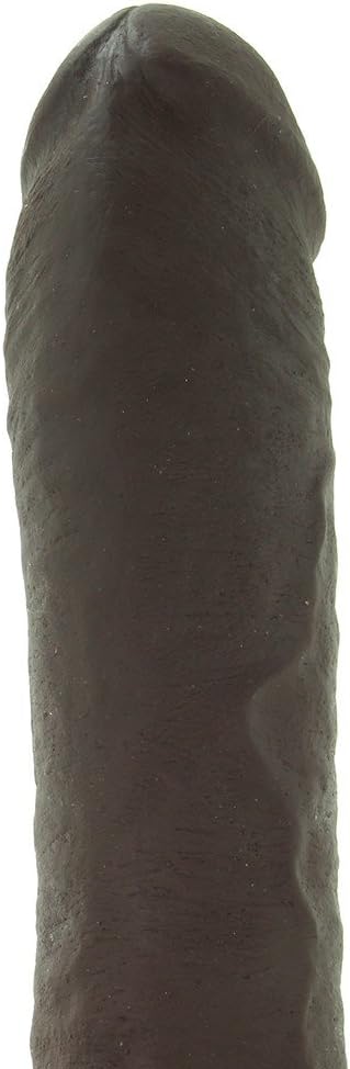 Doc Johnson Vac-U-Lock - Hung - Made of ULTRASKYN - 12 Inch Dildo with Massive 8.5 Inches Girth - F-Machine and Harness Compatible - Chocolate