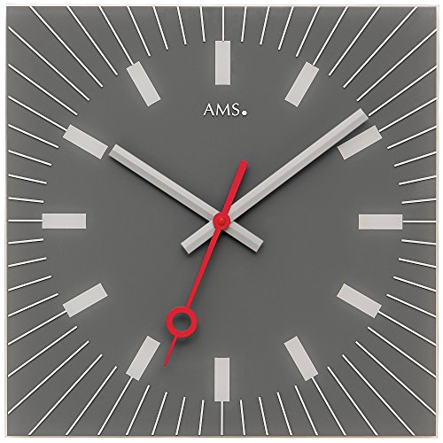 Preisvergleich Produktbild Moderne Wanduhr mit Quarzwerk von AMS