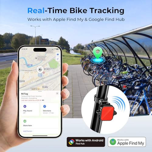 MiLi Upgraded Bike Mount with AirTag