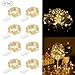 Produktbild LED Lichterkette Batterie, Zorara 8 Stück 2M 20 LED Lichterkette Kupfer Drahtlichterkette für Party Weihnachten Hochzeit Flaschen Licht DIY Dekor, Warmweiß (8 Stück)