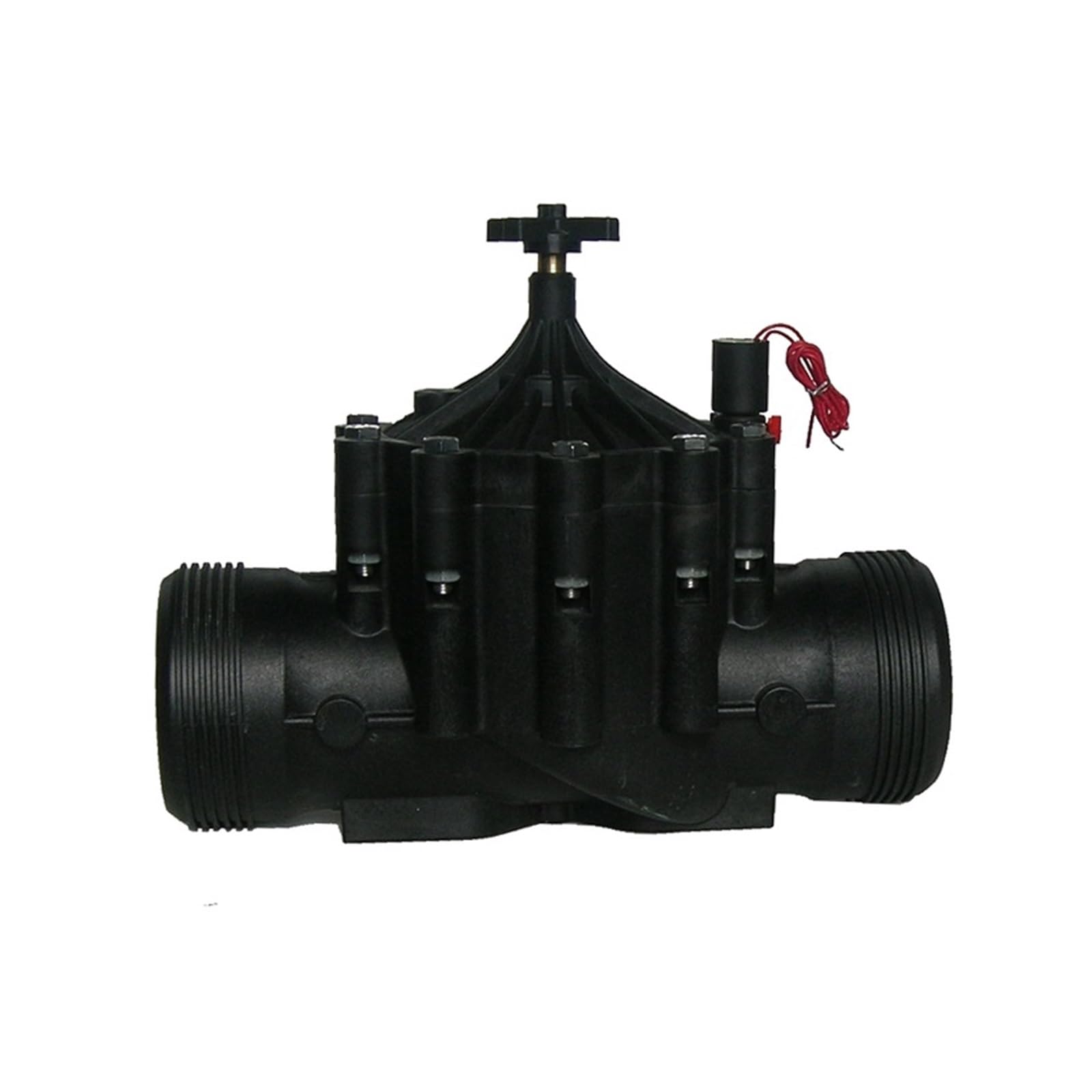 Vanne d'irrigation Vanne de contrôle de débit de jardin d'irrigation DN100, 4 pouces, 24vdc 220vac 24vac, matériau en Nylon, connexion à bride 10bar ( Size : 4" , Color : BSP_220VAC )