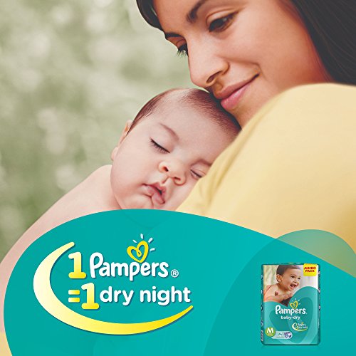 Image of Pampers Taped Baby Diapers, Medium, (MD), (6.0 kg - 11.0 kg) (66 count)