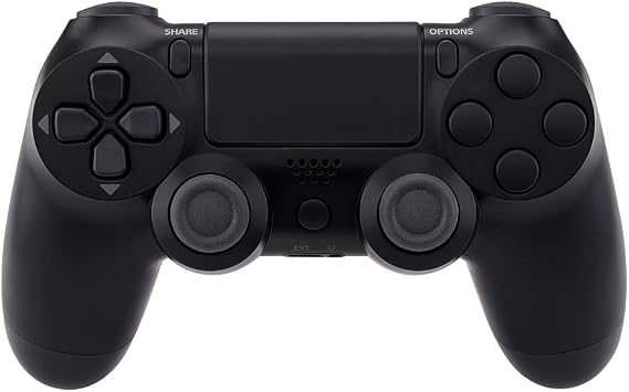 eXtremeRate Replacement D-pad R1 L1 R2 L2 Triggers Touchpad Action Home Share Options Buttons for p s 4 Controller, Black Full Set Buttons Repair Kits for p s 4 Slim Pro CUH-ZCT2 Controller