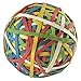 ACCO 72155 Rubber Band Ball, Approximately 275 Rubber Bands, Assorted - 3 Pack