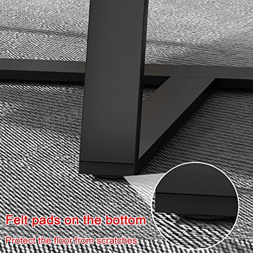 Jkghk Coffee Table Rectangle Slate End Table, Modern Accent Sofa Side End Table,Sturdy Metal Frame, Easy Assembly,For Living Room Balcony Office (Color : Gray, Size : 130X70Cm/51.1X27.5In) #TOP5