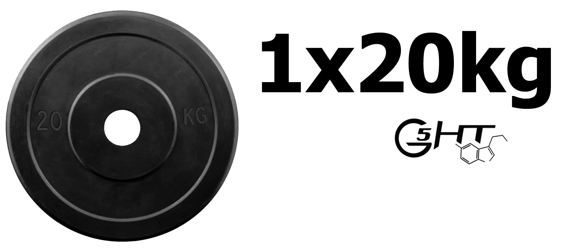 Tarcze Żeliwne Gumowane G5 HT SPORT Ø Otwór 25 mm Dla Siłowni I Domu Siłowni 0.5 Do 20 Kg Dla Hantli I Sztangi