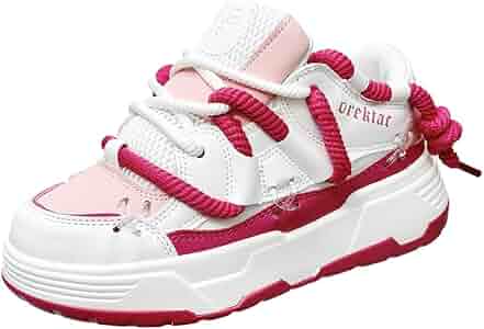Amazon.com | New K-pop Chunky Sole Sneakers - Ice Cream
