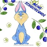 selbstgemalte bilder verkaufen gewerbe anmelden  Meine Schulfreunde: Freundschaftsbuch für Freundinnen und Freunde mit Waldfreunde Motiv I Erinnerungsbuch an Schulfreunde und Schulzeit I Kitzelbuch mit Platz für selbstgemalte Bilder