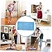 GLEAVI Microfiber Replacement Mop Pad Wet Dry Flat Mop Cloth Reusable Cleaning Accessory for Hardwood Tile Laminate Floors with Edge Design for Baseboards and Tight Corners