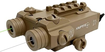 Sniper FL3000T Tactical Green/IR Laser Sight Combo Fit Night Vision, Comes with Pressure Cord Switch and Quick Release Mount