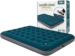 VG PLUS, Colchão Inflável Cama Casal Airbed Com Bomba Interna Vg Plus