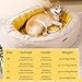 RUYICZB Dog Beds Large Sized Dog Washable Chew Proof Dog Bed Puppy Bed Soft Calming Sleeping Durable Pet Cuddler Orthopedic Egg Crate Foam Dog Sofa Bed with Nonslip Bottom,2XL