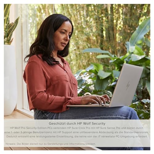 HP Elitebook 860 G9 Laptop, 16" WUXGA IPS Display, 12th Gen Intel Core i5-1240P, 16 GB DDR5 RAM, 512 GB PCIe SSD, Intel Iris Xe, Fingerprint Reader, QWERTZ Keyboard, Windows 11 Pro, Silber – Bild 6