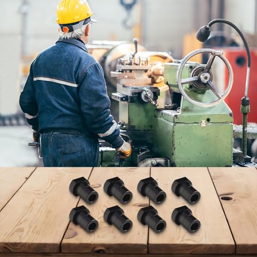 Hundeschellen aus Aluminiumlegierung, für Holzbearbeitungstisch, Fräsen und Schneiden, 19 mm, Rot, 8 Stück