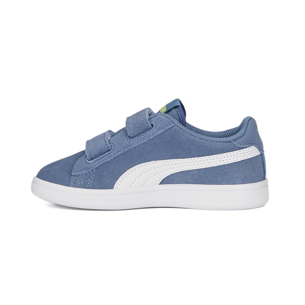 PUMA Kids Boys Smash V2 Suede Slip On Sneakers Shoes Casual - Blue