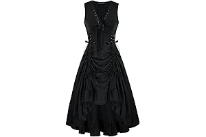 Gothic Dresses for Women Vintage Renaissance Dress Costume
