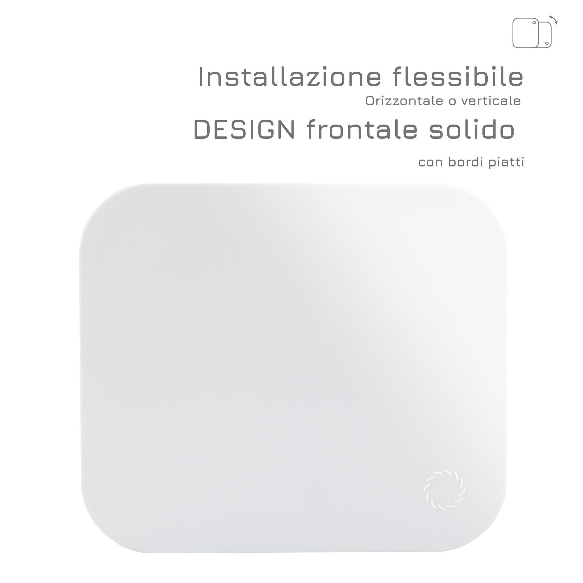 Turbionaire Trend 100 PWM Aspiratore da Bagno 100mm, Con Sensore di presenza, Valvola di Non Ritorno, Aspiratione perimetrale, Installazione flessibile, Contro umidità e muffa, Garanzia 5 anni