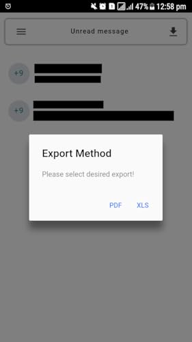 Sms Export to PDF