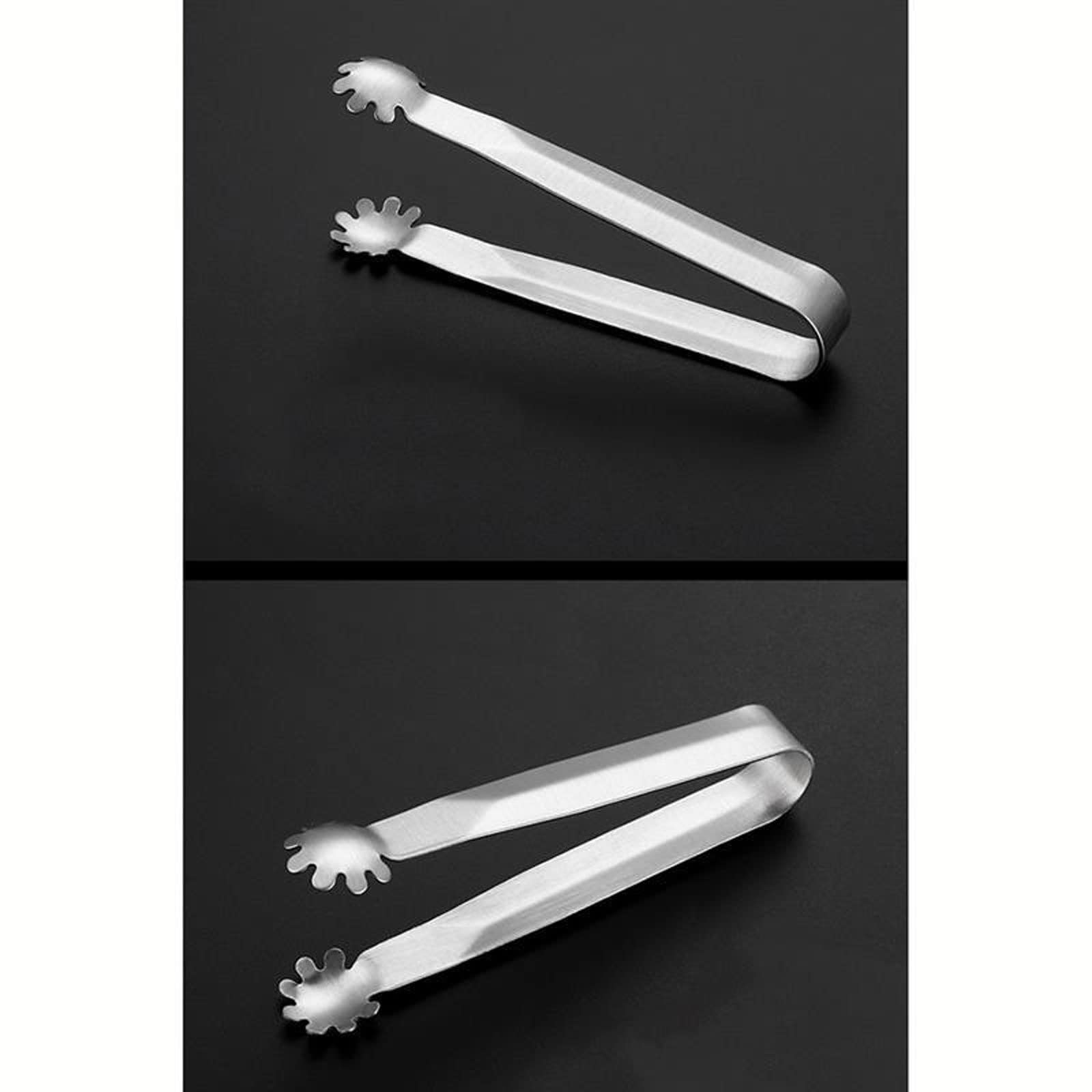 Pinces à glaçons en Acier Inoxydable, Mini Pinces à glaçons, universelles et Portables, Pinces à Sucre, Pinces à thé, Petites Pinces Alimentaires, Pinces à glaçons