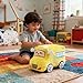 Soft Plush School Bus Stuffed Car Toy Super Cute Yellow Truck plushie Excellent Gifts for Kids or Birthday Party 11 Inches