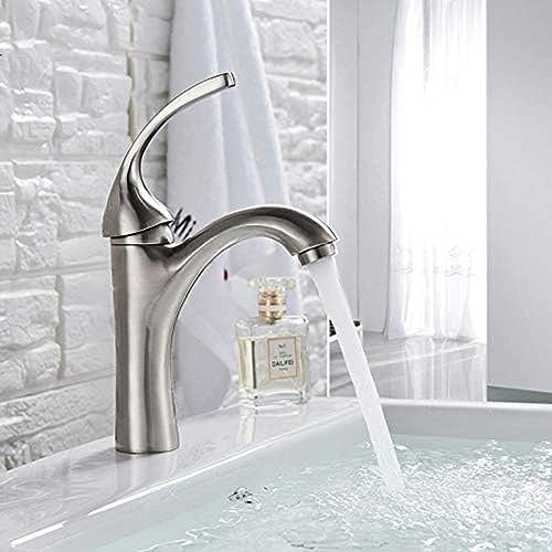 Robinet mitigeur de salle de bains eau froide chaude pour vanité d'évier monotrou
