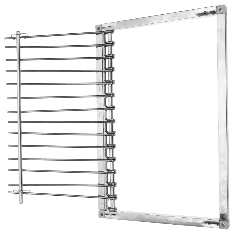Image of Pigeon Bird Cage Door Coop Birds House Loft Entrance Racing Automatic Chicken Wire Frame Cages Supply Supplies Window Metal (10 Pcs)