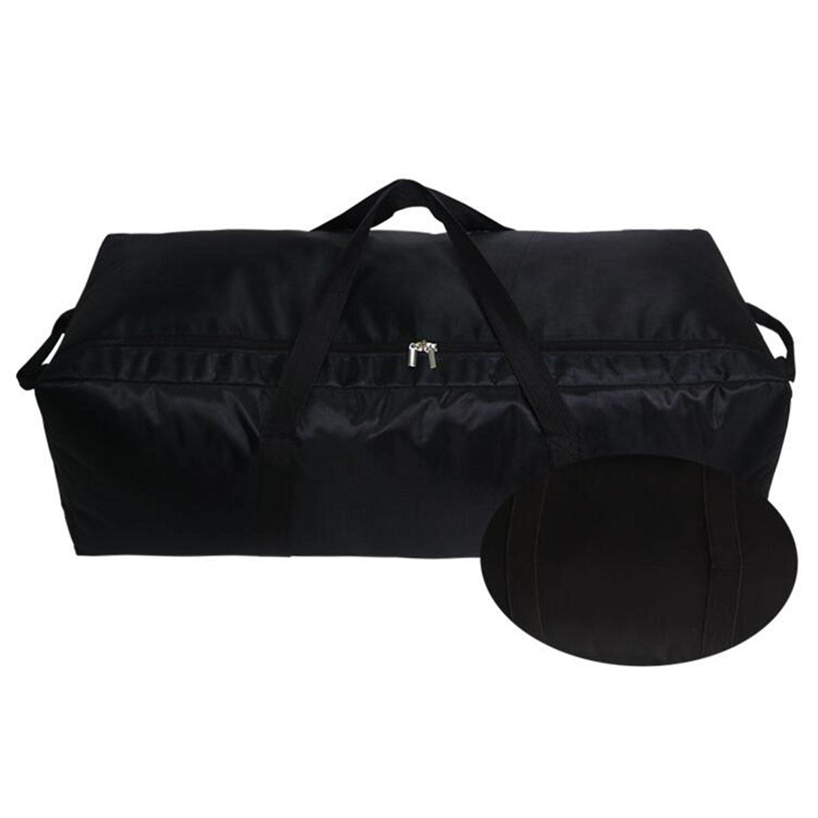 Borsone impermeabile grande per sport, palestra, viaggi, all'aperto, 55 l, nero, Nero, 100 l, 100L, come descrizione