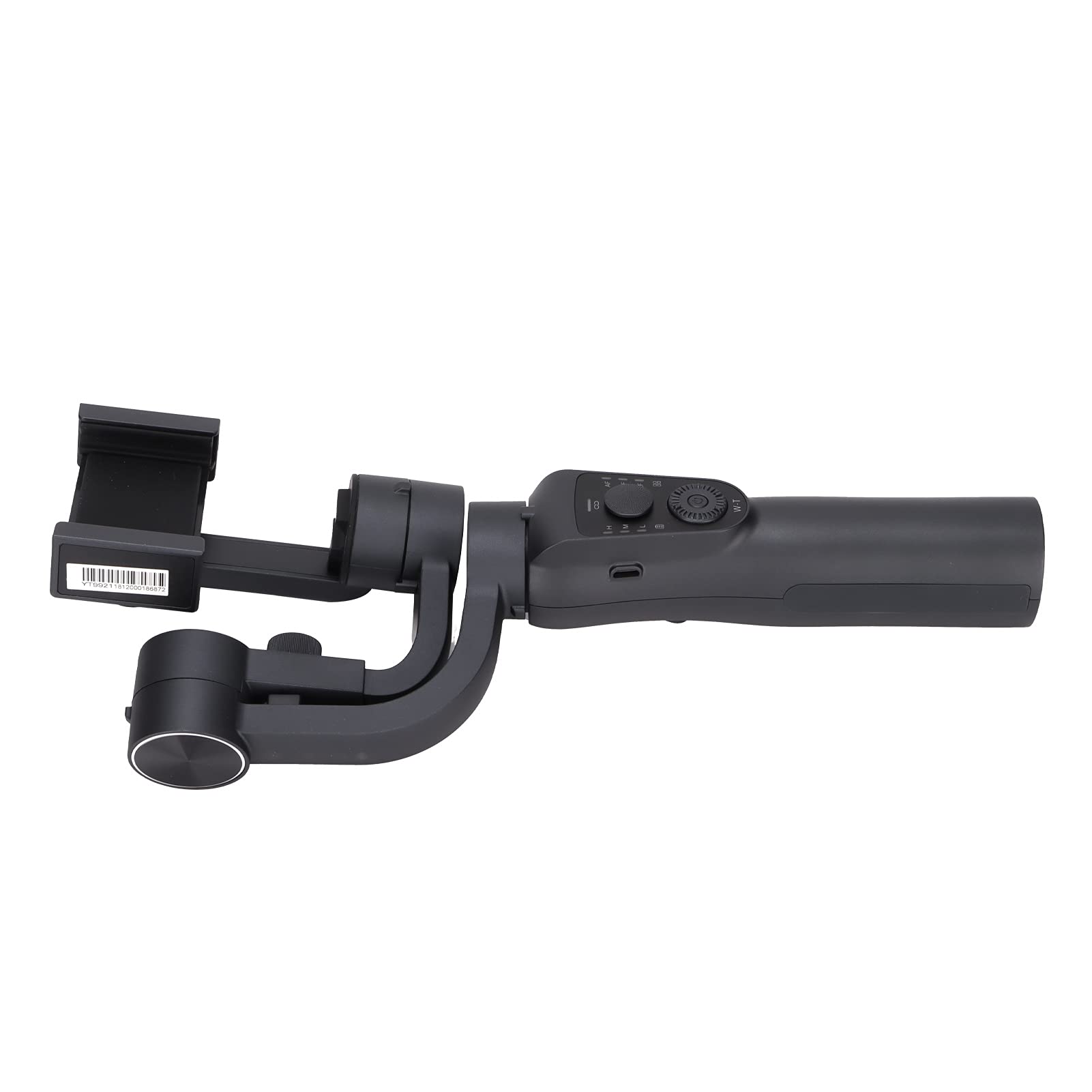 Naroote Stabilisateur Portable S5B pour Smartphone, Trépied Pliable à 3 Axes, Suivi du Visage pour équipement Vidéo, Matériau ABS Noir