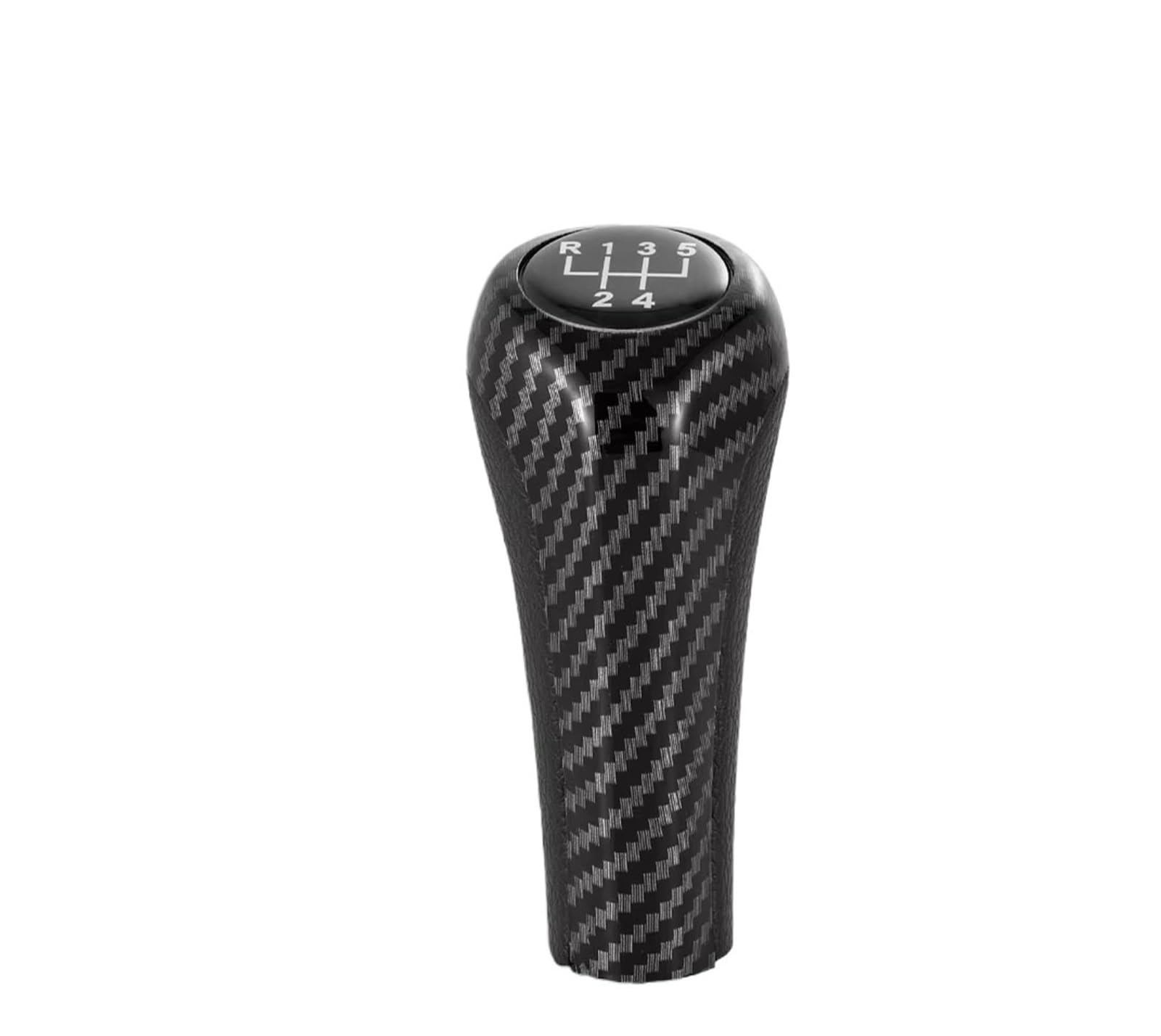 Ouvecr Black 5 Speed Car Shift Gear Knob Handle For Bmw 1 3 5 6 For Series For E46/53/60 /61/63 /81/82 /83/84 /87/90 /91/92 Car 5/6 Speed Gear Shift Knob Gear Shift Cover(Black 5 Speed)